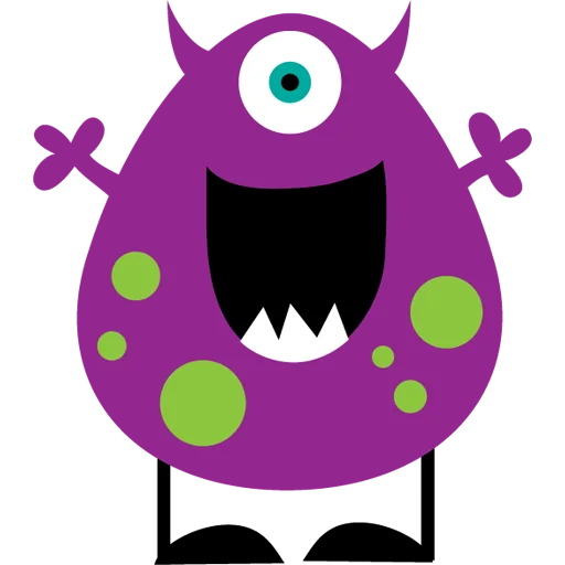 Sticker from the "Monsters" sticker pack