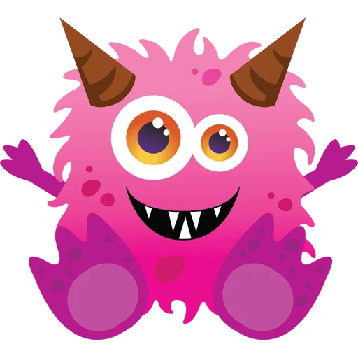 Sticker from the "Monsters" sticker pack