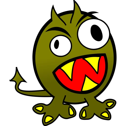 Sticker from the "Monsters" sticker pack