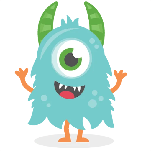 Sticker from the "Monsters" sticker pack