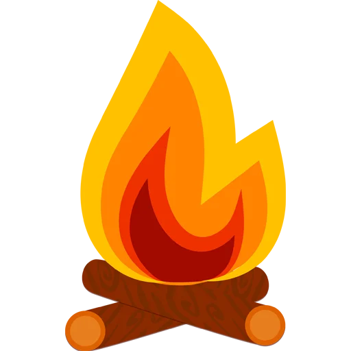 Sticker from the "Fire and Flames" sticker pack