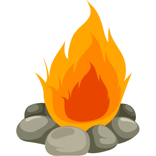 Sticker from the "Fire and Flames" sticker pack