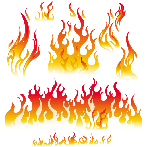 Sticker from the "Fire and Flames" sticker pack