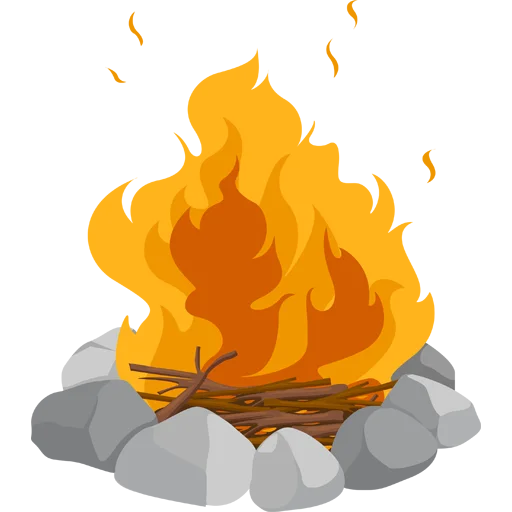 Sticker from the "Fire and Flames" sticker pack