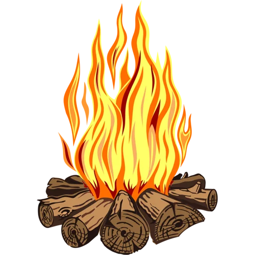 Sticker from the "Fire and Flames" sticker pack