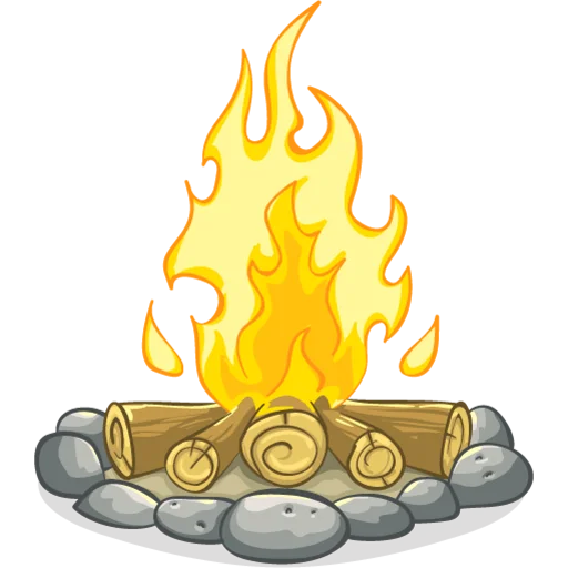 Sticker from the "Fire and Flames" sticker pack