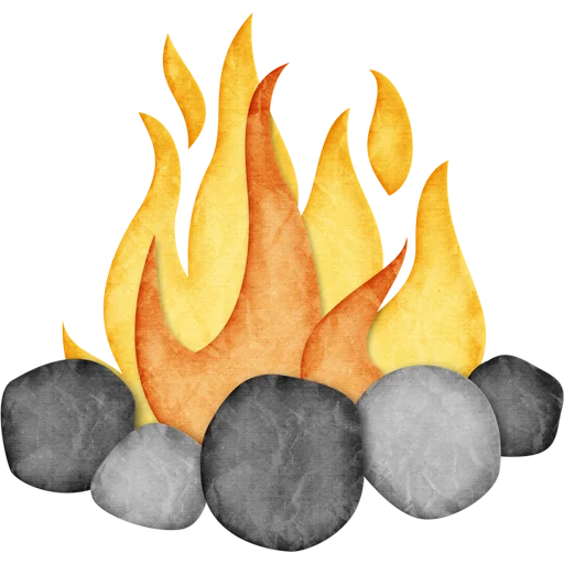 Sticker from the "Fire and Flames" sticker pack