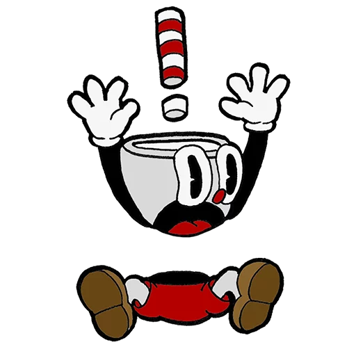 Стикер из набора "Cuphead"