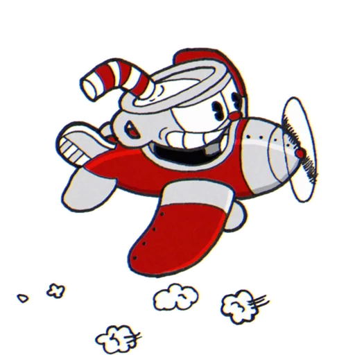 Стикер из набора "Cuphead"