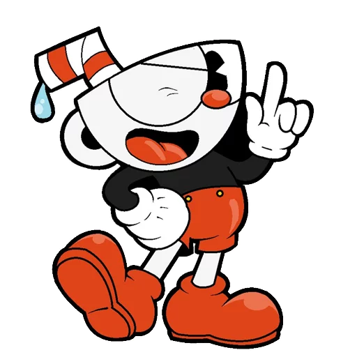 Стикер из набора "Cuphead"