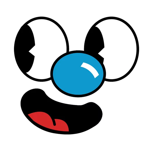 Sticker from the "Cuphead" sticker pack