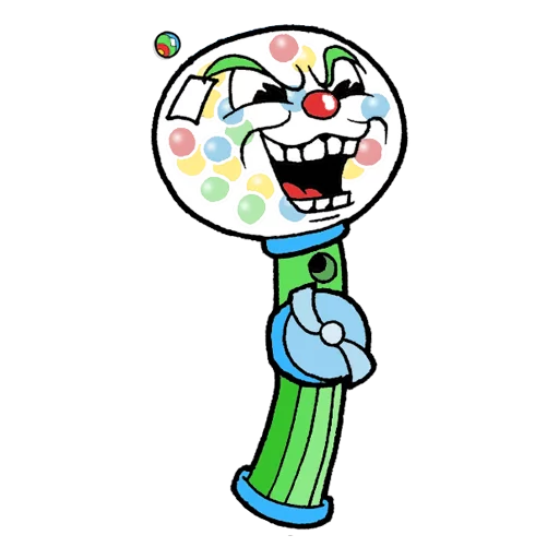 Sticker from the "Cuphead" sticker pack