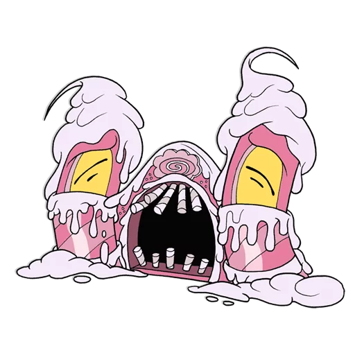 Sticker from the "Cuphead" sticker pack