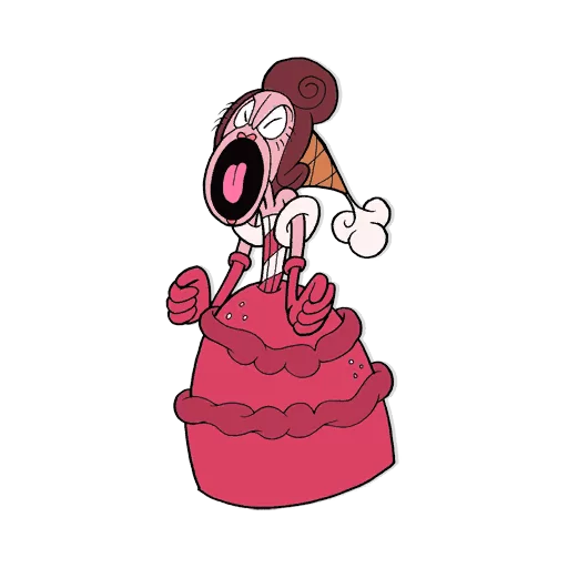 Sticker from the "Cuphead" sticker pack