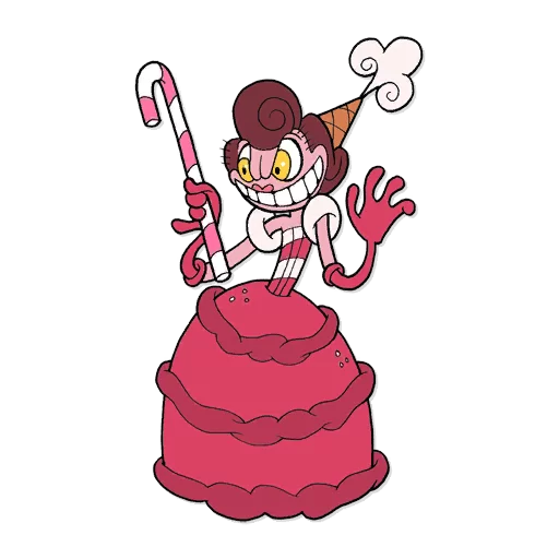 Sticker from the "Cuphead" sticker pack