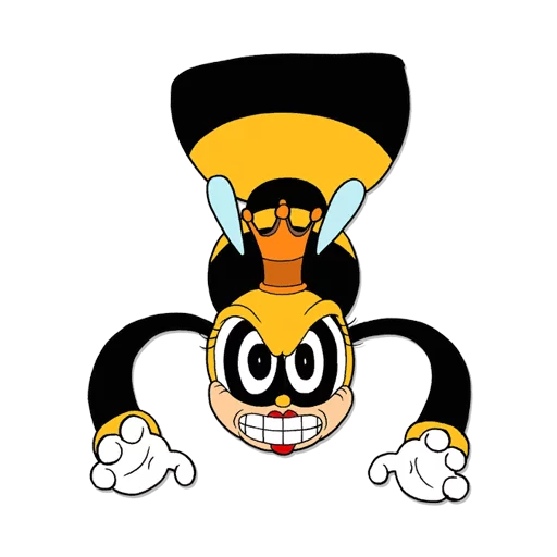 Sticker from the "Cuphead" sticker pack