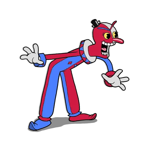 Sticker from the "Cuphead" sticker pack