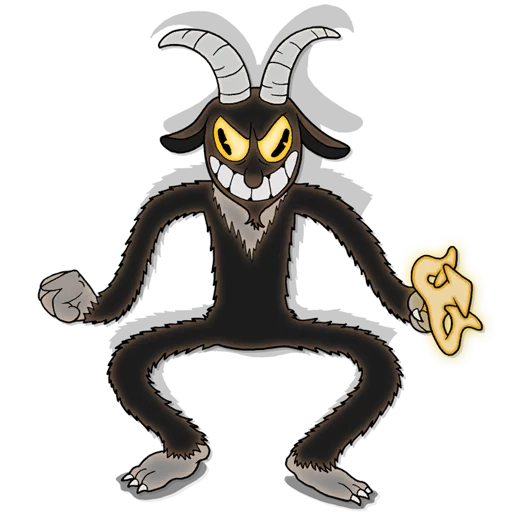 Sticker from the "Cuphead" sticker pack