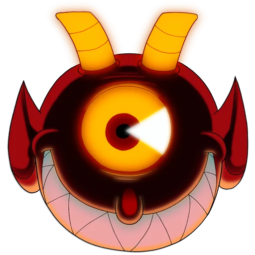 Sticker from the "Cuphead" sticker pack