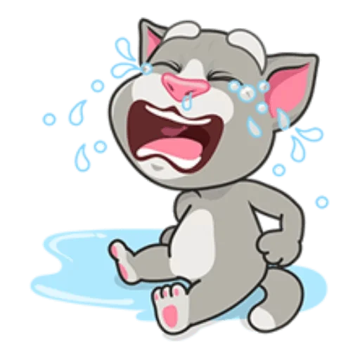 Sticker from the "Talking Tom" sticker pack