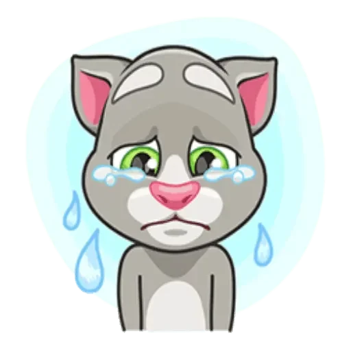 Sticker from the "Talking Tom" sticker pack