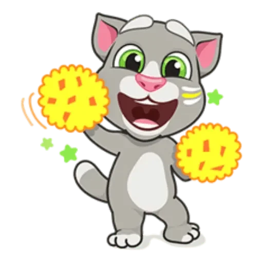 Sticker from the "Talking Tom" sticker pack