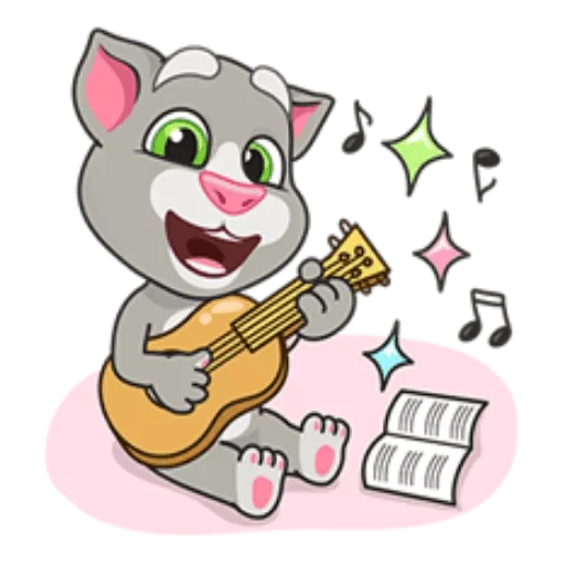 Sticker from the "Talking Tom" sticker pack