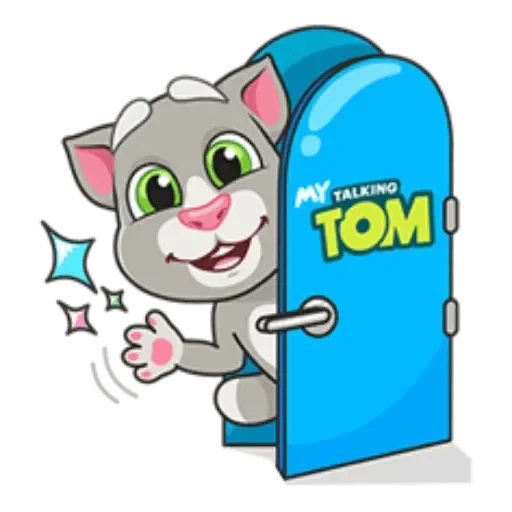 Sticker from the "Talking Tom" sticker pack