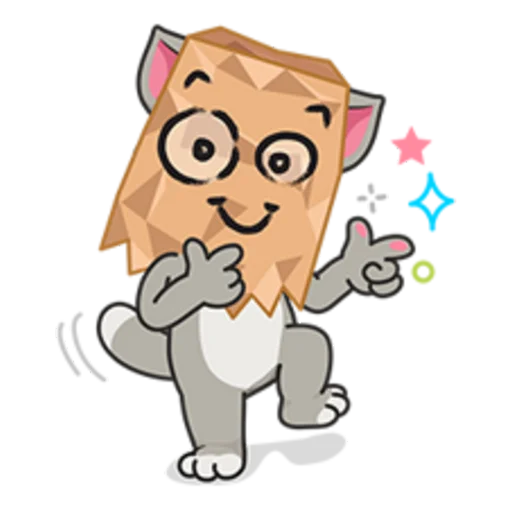 Sticker from the "Talking Tom" sticker pack