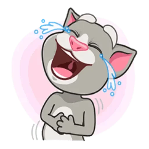 Sticker from the "Talking Tom" sticker pack