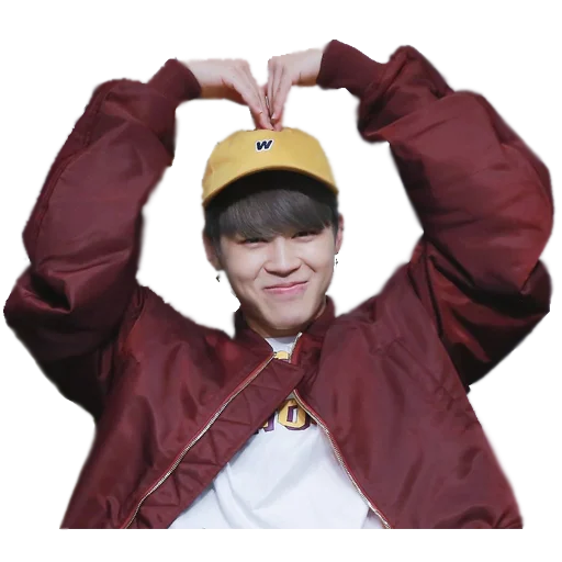 Sticker from the "JIMIN BTS" sticker pack