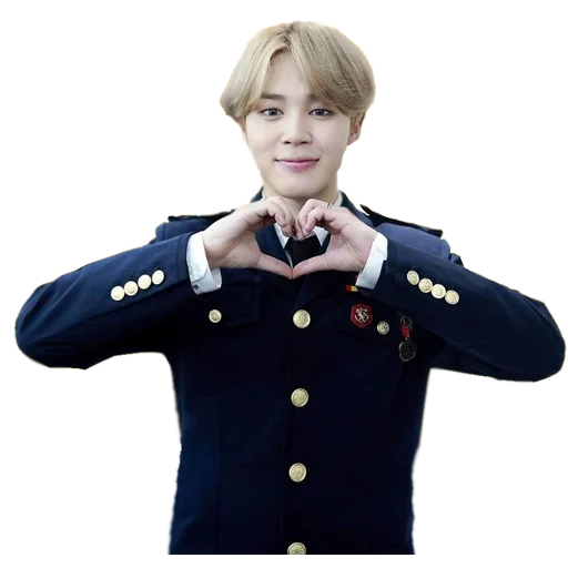 Sticker from the "JIMIN BTS" sticker pack