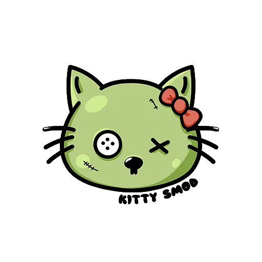 Sticker Kitty SMOD