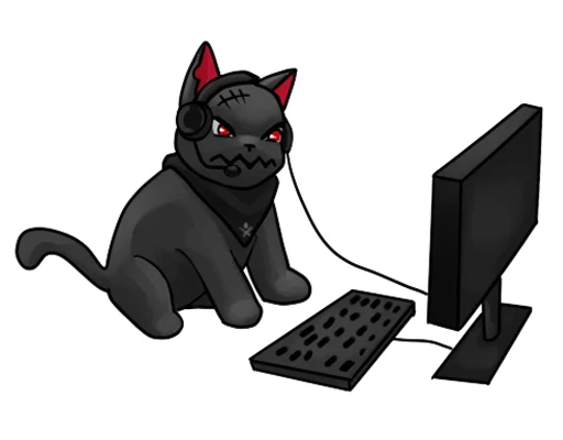 Sticker from the "Кот | Cat" sticker pack