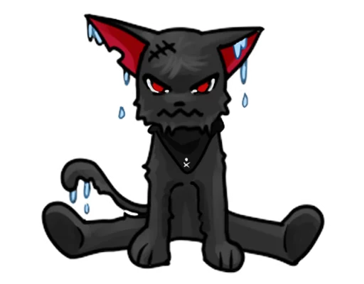 Sticker from the "Кот | Cat" sticker pack