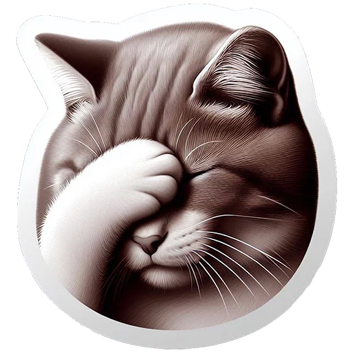 Sticker from the "Cats | Котики" sticker pack