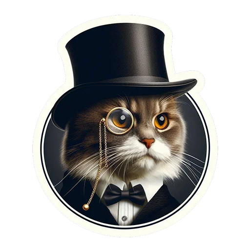 Sticker from the "Cats | Котики" sticker pack