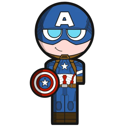 Sticker from the "CAPITAN AMERICA" sticker pack