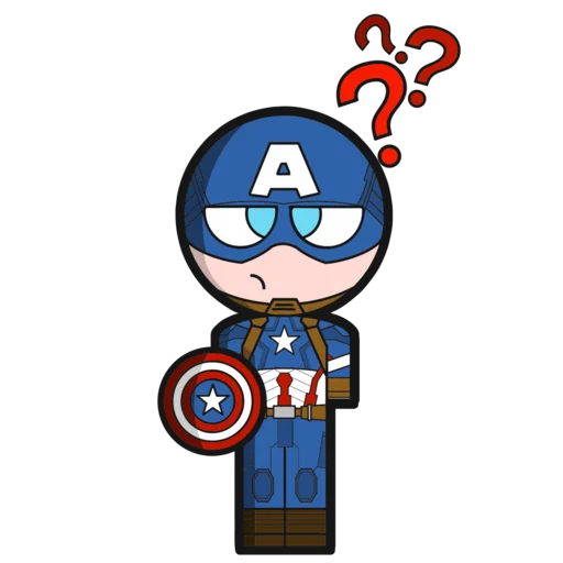 Sticker from the "CAPITAN AMERICA" sticker pack