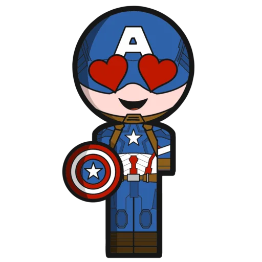 Sticker from the "CAPITAN AMERICA" sticker pack