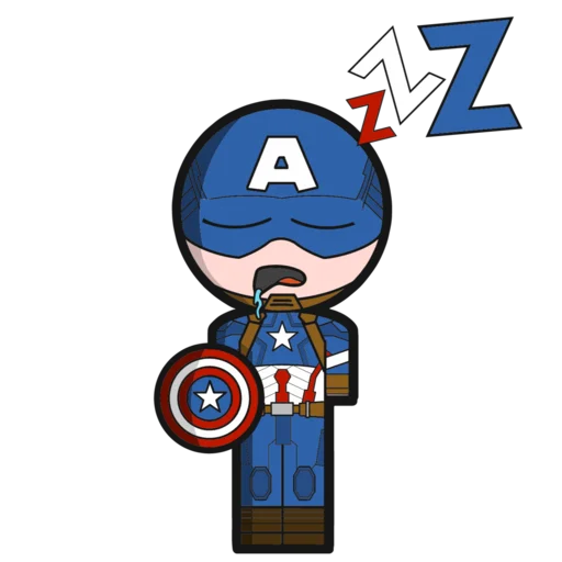 Sticker from the "CAPITAN AMERICA" sticker pack