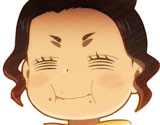 Sticker from the "Black Clover" sticker pack