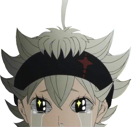 Sticker from the "Black Clover" sticker pack