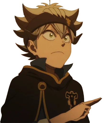 Sticker from the "Black Clover" sticker pack