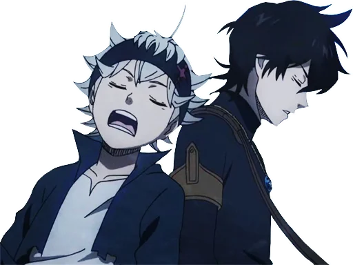 Sticker from the "Black Clover" sticker pack