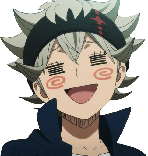 Sticker from the "Black Clover" sticker pack