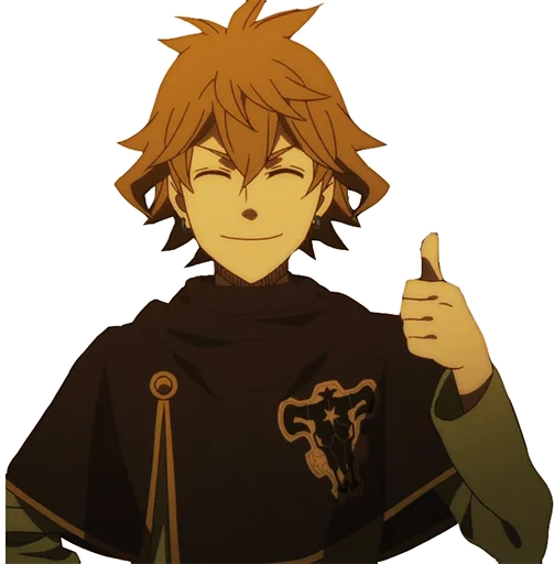 Sticker from the "Black Clover" sticker pack