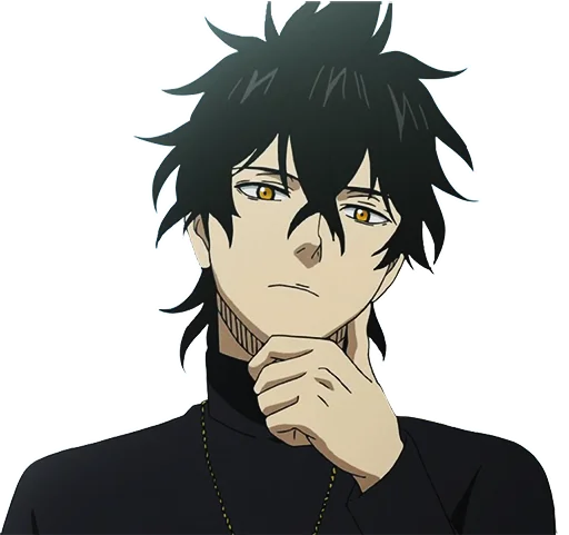 Sticker from the "Black Clover" sticker pack