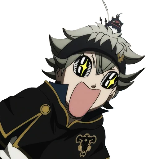 Sticker from the "Black Clover" sticker pack