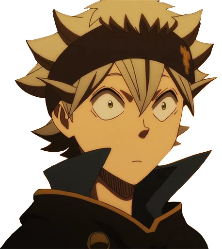 Sticker from the "Black Clover" sticker pack